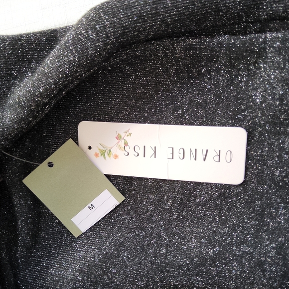 Orange Kiss Hoodie Juniors women's gray size M‎ - Picture 5 of 8